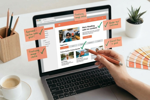 Site en ligne et visible sur Google